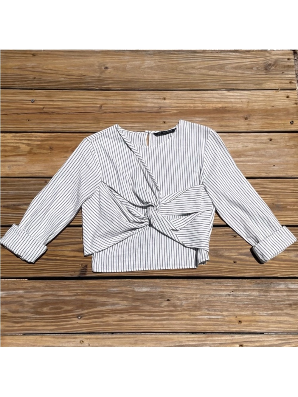 Zara Basic Collection Striped Top